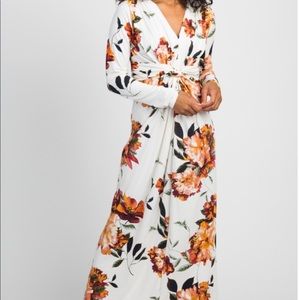 Pink Blush maternity maxi